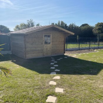 Abri de jardin en bois 2 pentes